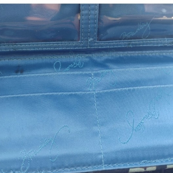 Vera Bradley Blue and Yellow Floral Wallet - Picture 6 of 7